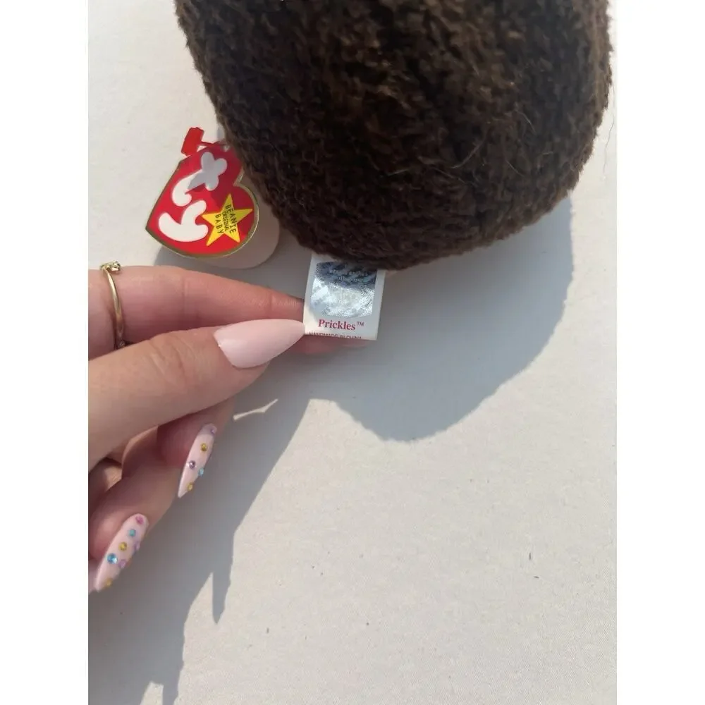 Ty Beanie Baby - PRICKLES the Hedgehog (6 Inch) W/Tags - Picture 4 of 5